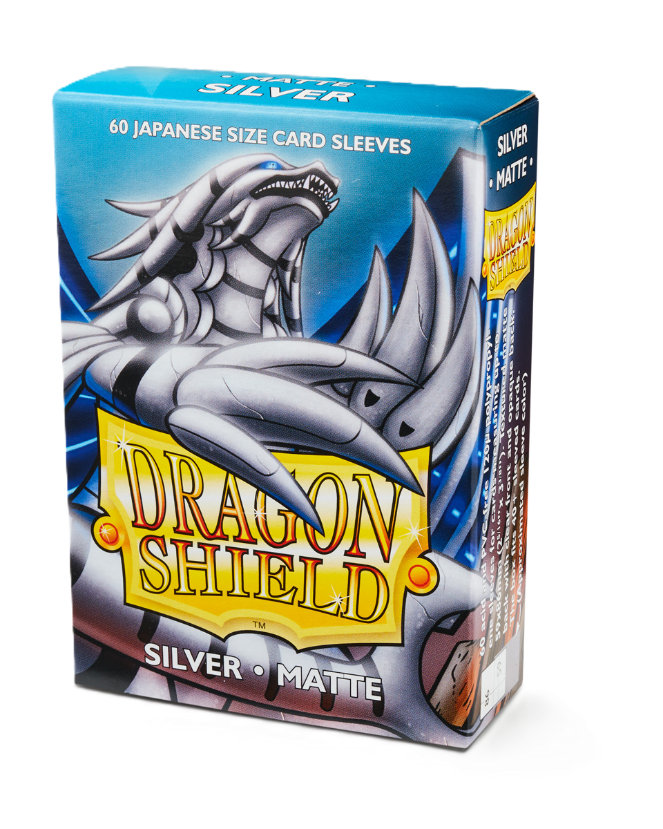 Japanese Sleeves: Silver [Matte] (60 Sleeves)