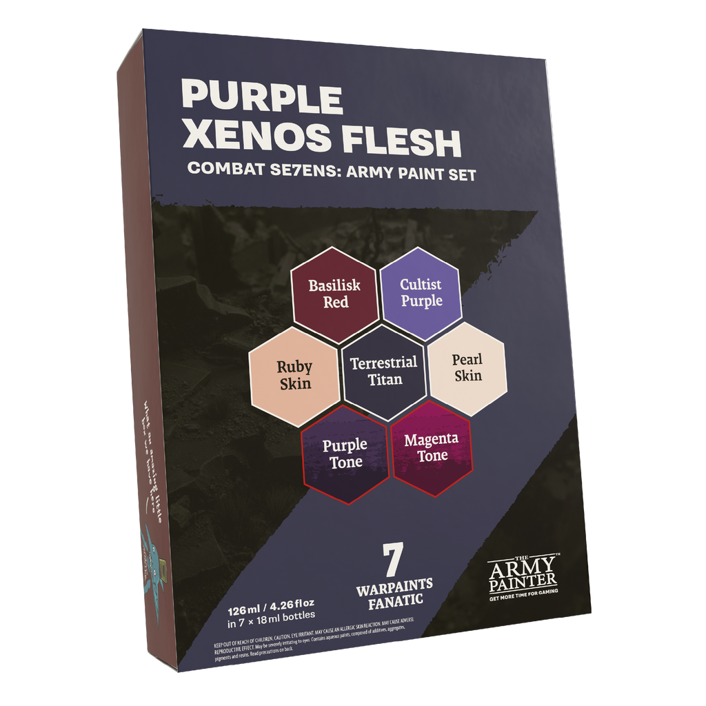 Combat Se7ens: Purple Xenos Flesh Paint Set