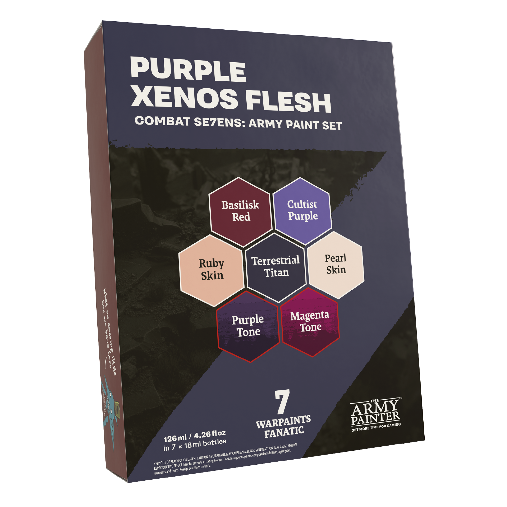 Combat Se7ens: Purple Xenos Flesh Paint Set