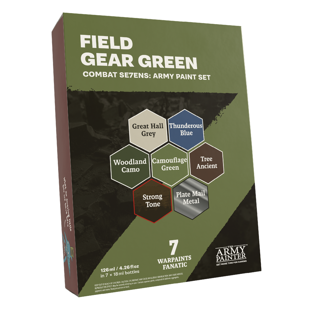 Combat Se7ens: Field Gear Green Paint Set