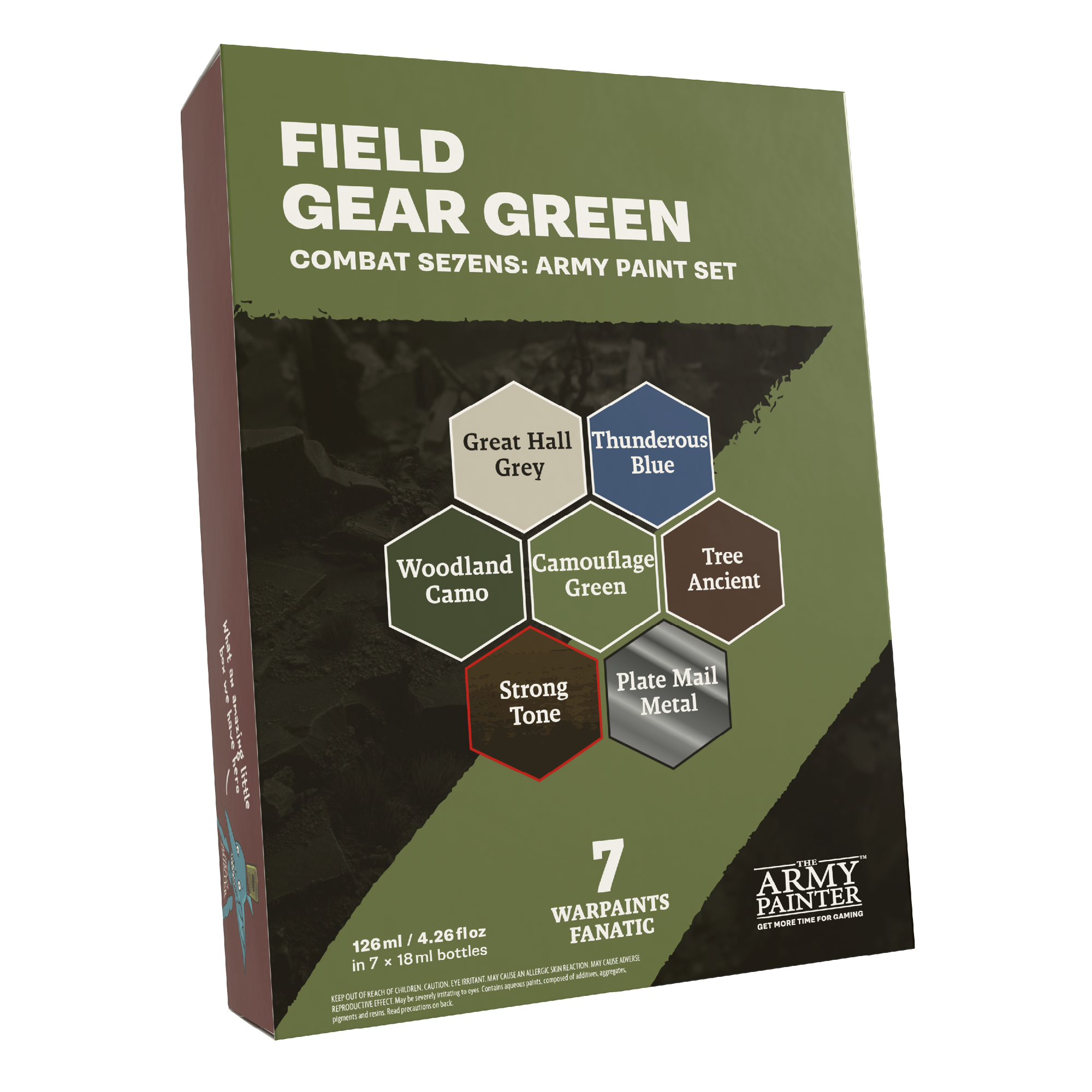 Combat Se7ens: Field Gear Green Paint Set