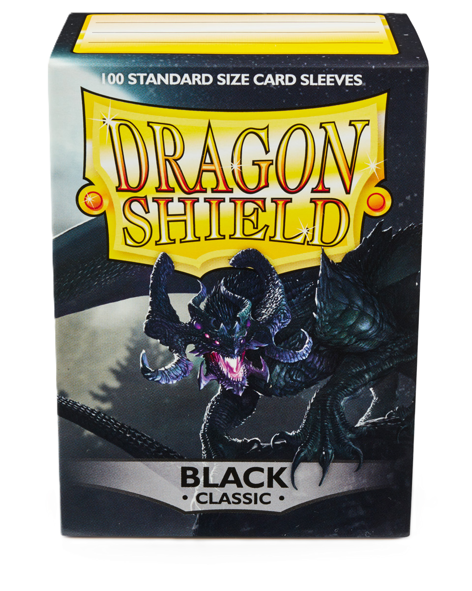 Standard Sleeves: Black [Classic]  (100 Sleeves)