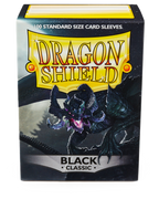 Standard Sleeves: Black [Classic]  (100 Sleeves)
