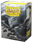 Standard Dual Sleeves: Snow [Matte] (100 Sleeves)