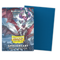 Standard Dual Sleeves: Cobalt & Silver [Matte] (100 Sleeves)
