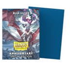 Standard Dual Sleeves: Cobalt & Silver [Matte] (100 Sleeves)
