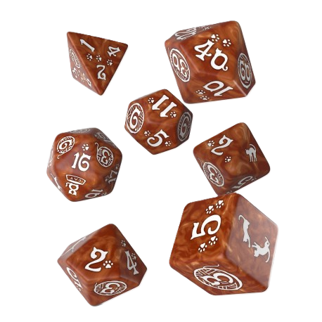 CATS: Muffin 7pc RPG Dice Set