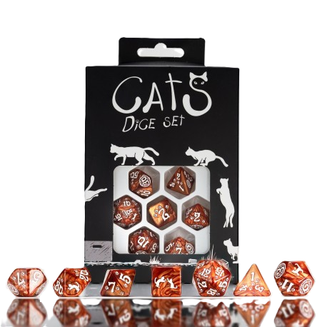 CATS: Muffin 7pc RPG Dice Set