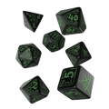 Call of Cthulhu: Black & green 7pc RPG Dice Set