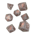 Dragons: Quartz 7pc Modern RPG Dice Set