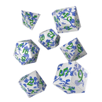Full Art Dice™: Porcelain 7pc RPG Dice Set