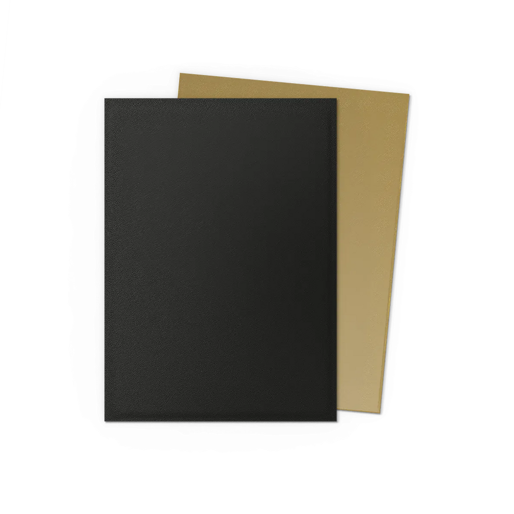 Standard Dual Sleeves: Black & Gold
