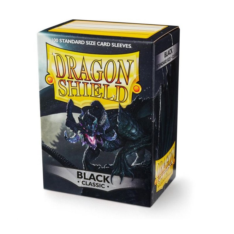 Standard Sleeves: Black [Classic]  (100 Sleeves)