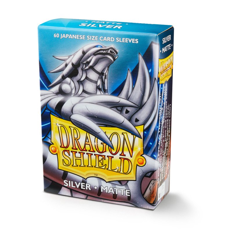 Japanese Sleeves: Silver [Matte] (60 Sleeves)