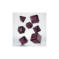 Call of Cthulhu (7th Edition): Black & magenta 7pc RPG Dice Set