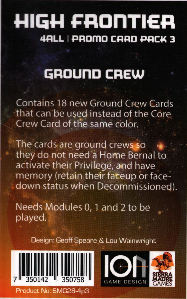 High Frontiers 4 All: Promo Pack 3 - The Crew