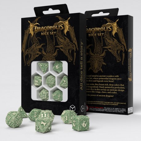 Dracopolis: The Andean Longneck 7pc RPG Dice Set