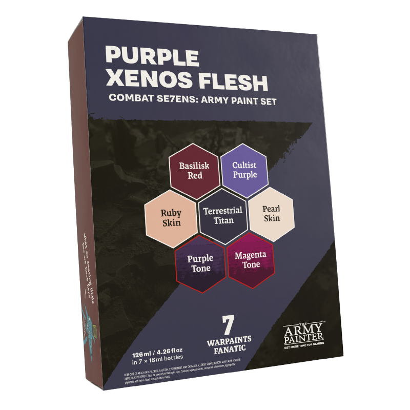 Combat Se7ens: Purple Xenos Flesh Paint Set