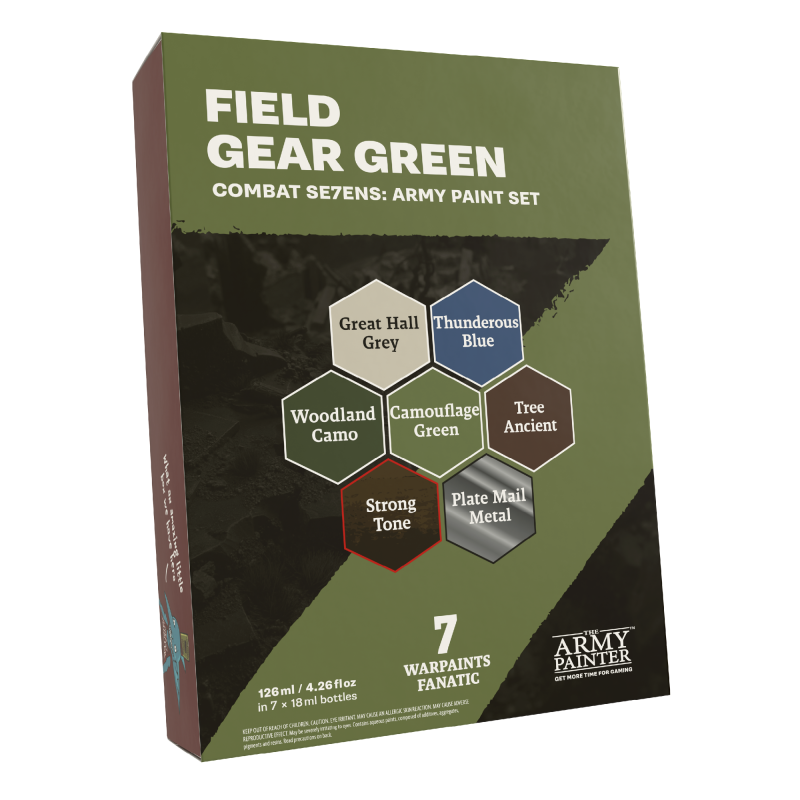 Combat Se7ens: Field Gear Green Paint Set